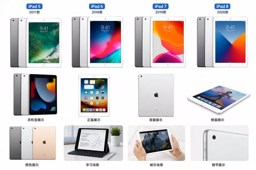 Apple/苹果 10.2 英寸iPad2021款平板电脑18/19/2022款十代全面屏