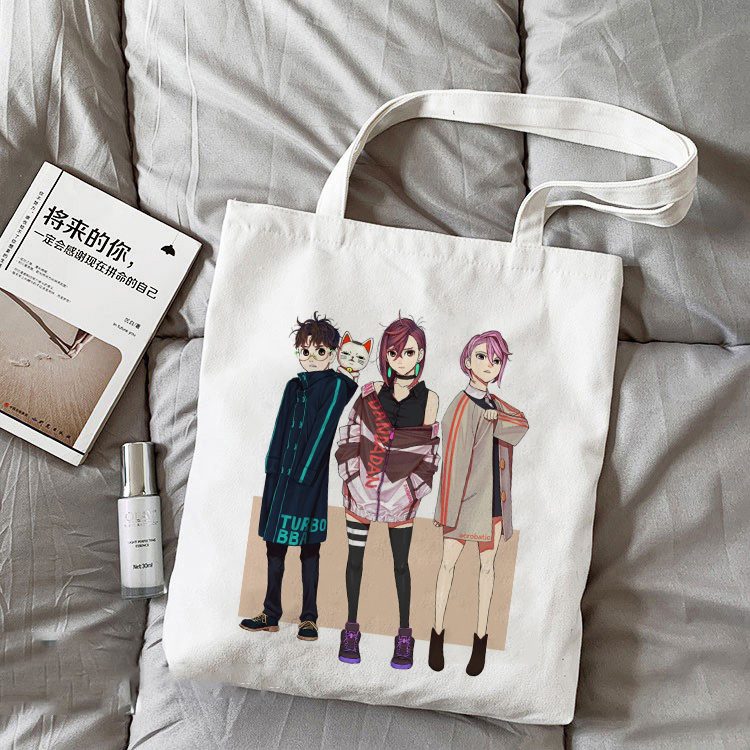 胆大党泡面吧唧个性日系当哒当帆布袋二次元卡通动漫周边单肩包