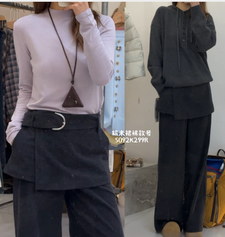 《小雀斑专属》 XC专柜冬新款裤子5092K299