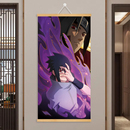 波风水门二次元 海报挂画宇智波佐助鼬带土挂布背景布卧室动漫壁画