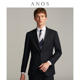 款 ANOS藏青色平驳领西装 西服外套 秋季 商务休闲修身 套装 男职业正装