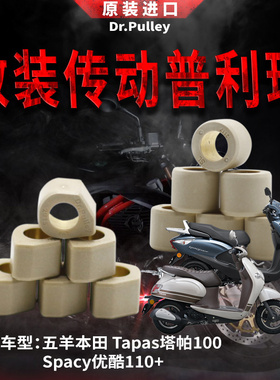 台湾谦淳普利珠1814 适用于五羊本田 Tapas塔帕100/Spacy优酷110+