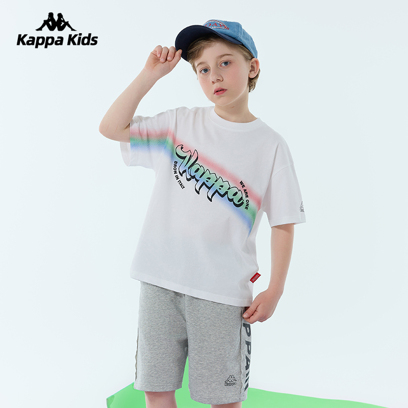Kappa卡帕童装男童衣服夏季纯棉