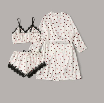 Sexy pajamas home underwear suspenders 2-piece set睡衣套装