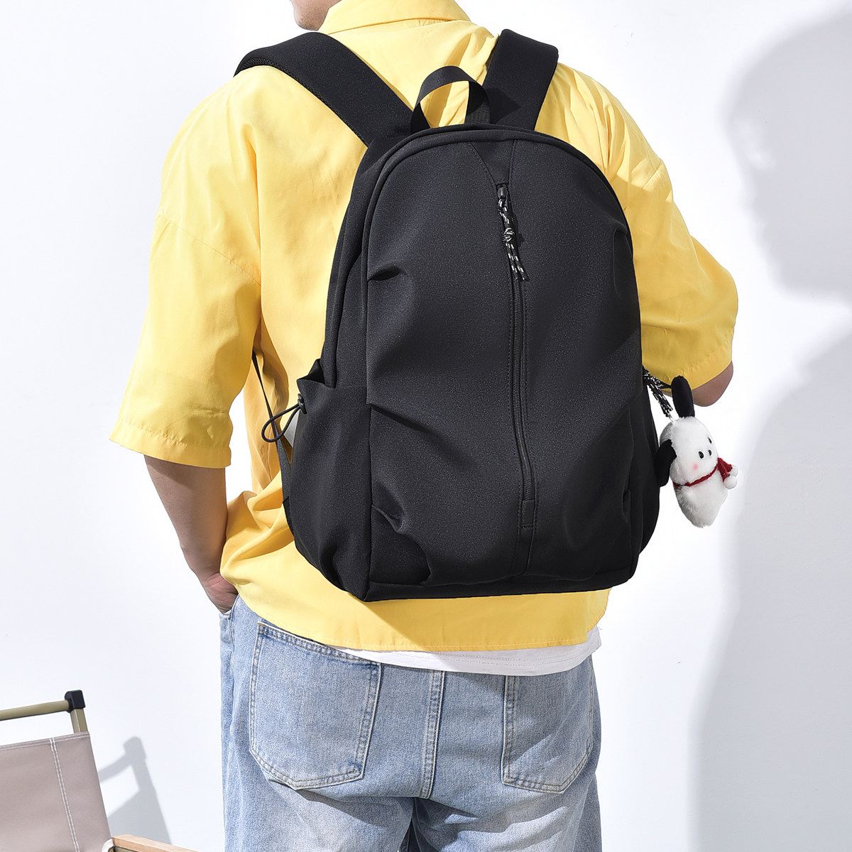 韩版双肩包学生书包校园男生女生双肩背包旅游包2025新款简约百搭