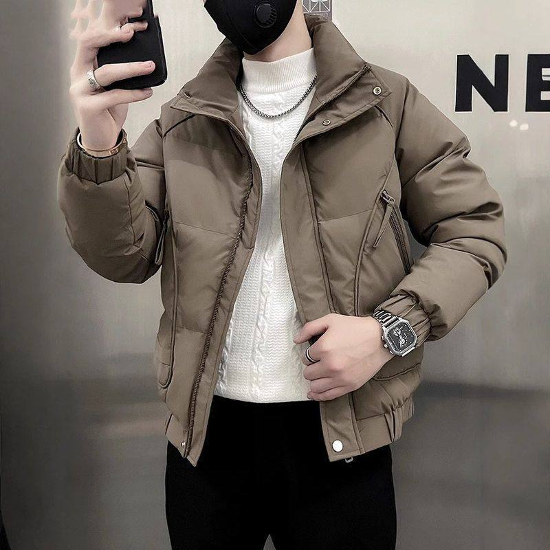 外套男棉衣棉服冬季男士棉袄冬装高级感加厚痞帅短款爆款羽绒潮牌