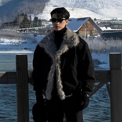 冬季夹克美式加厚棉衣棉服座山雕