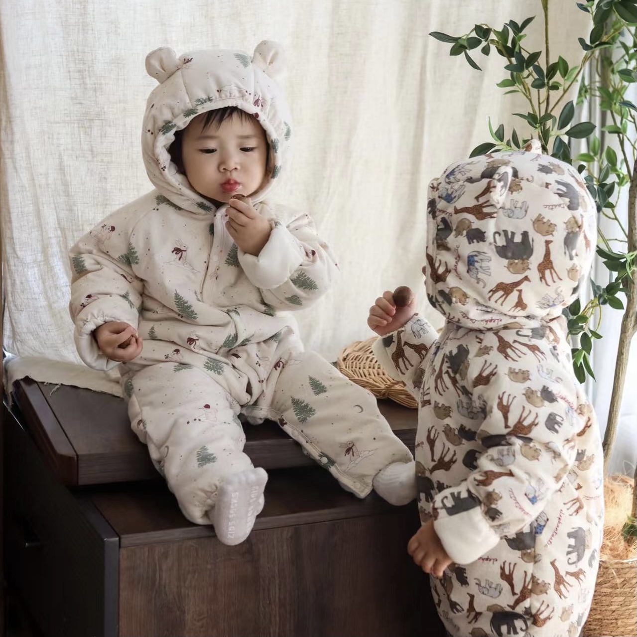 超可爱~宝宝棉服A类保暖外出服