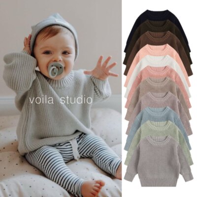 ins爆款~宝宝纯色毛衣A类
