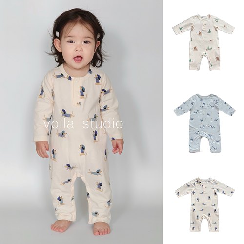 北欧风宝宝连体衣A类无骨