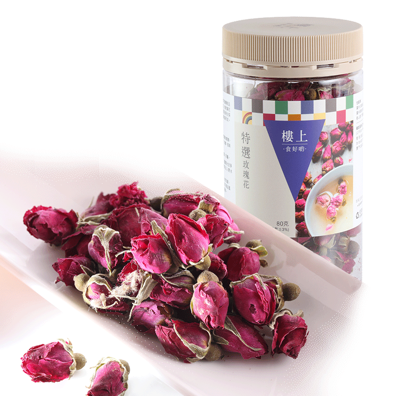 中国香港楼上 特选玫瑰花 干玫瑰花茶浓香80g(直邮)