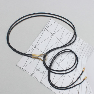 羊皮系绳腰带女士细配裙子连衣裙收腰装饰真皮毛衣羽绒服配饰大衣