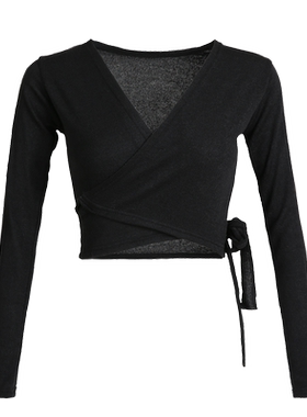 儿童舞蹈服长袖外套上衣坎肩女童