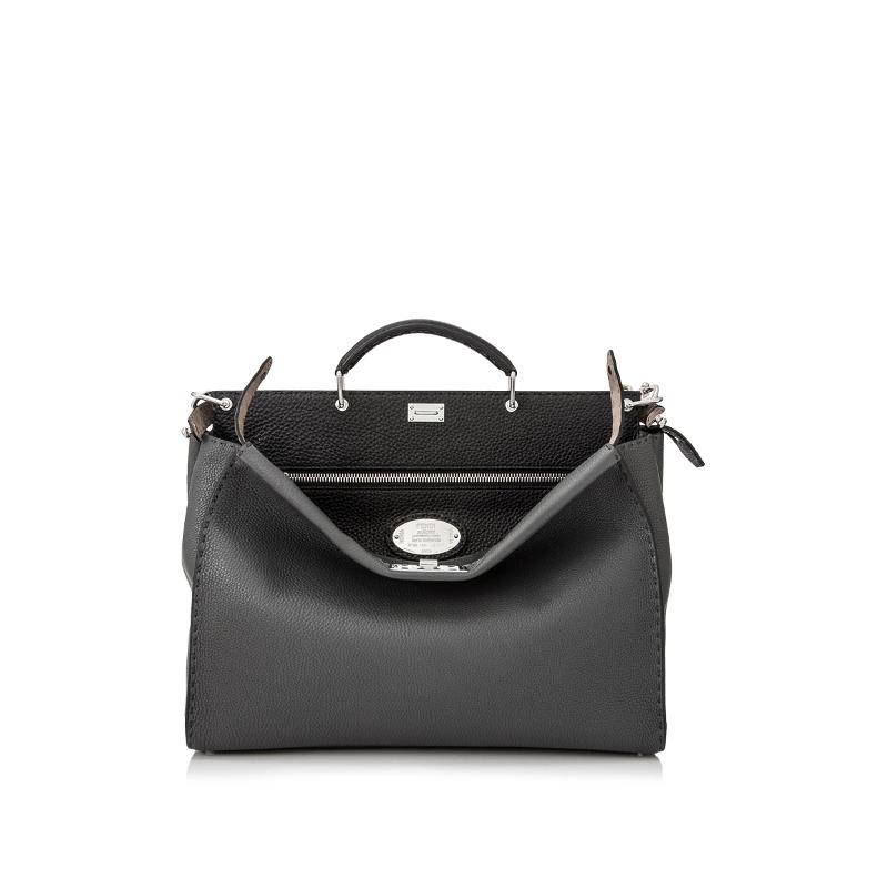 Fendi·ÒµÏÄаü PeekabooϵÁÐÄÐʿСţƤµ¥¼çб¿æ°üÊÖÌá°ü