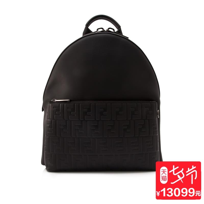 Fendi·ÒµÏÄаü ÄÐʿСţƤÀÁ´ÐÝÏÐË«¼ç±³°ü