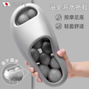 浴室超级防滑拖鞋男士家居室内防滑洗澡防臭速干高档静音不响夏w
