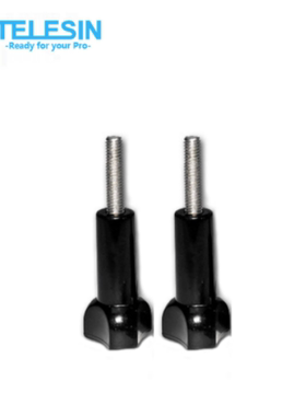 TELESIN泰迅适用运动相机Hero5/6/7/8/9/10/11/12固定长短螺丝GoPro配件居中弧形aee 1/4云台手机夹小配件