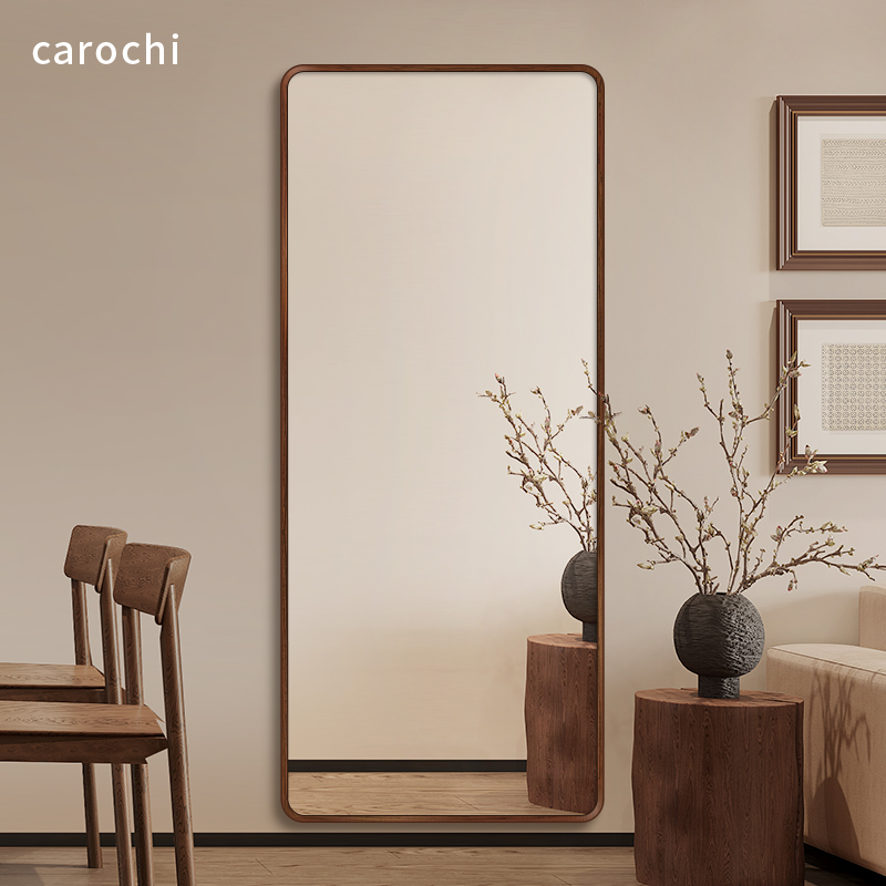 门口中古风镜子可挂可立全身镜落地镜试衣镜家用衣帽间定制穿衣镜