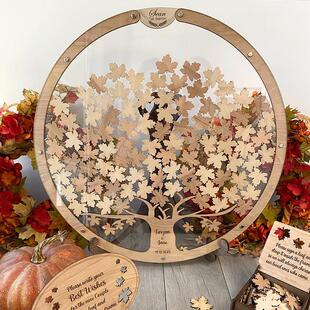 毕业活动会议年会生日指纹婚礼幼儿园签到板册本相框签名册本创意