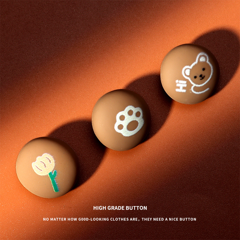 卡通毛衣纽扣开衫装饰动物钮扣