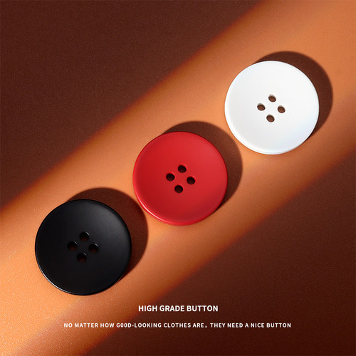 大衣纽扣呢子羊绒外套风衣高档