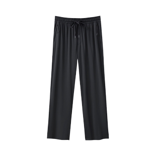 三枪春夏男冰爽时尚薄款宽松简约居家运动可外穿凉感男长裤61291