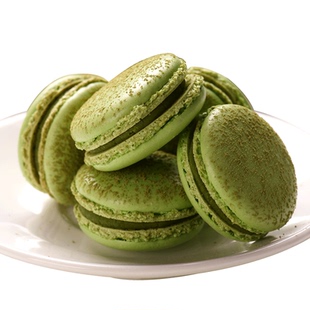 食婶MrsSweet  绿色抹茶味马卡龙甜点日式抹茶零食糕点生日礼物