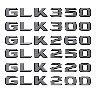 奔驰4MATICGLK尾标车标