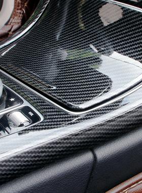 适用奔驰C200L GLC260 C级C180L E级E300L E200L内饰中控面板套壳