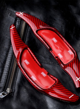 适用奔驰AMGA45 CLA45 C63GLCGLA45 E53碳纤维方向盘换挡加长拨片