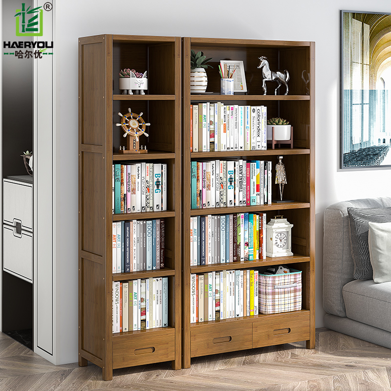简约多层实木柜子客厅家用书架