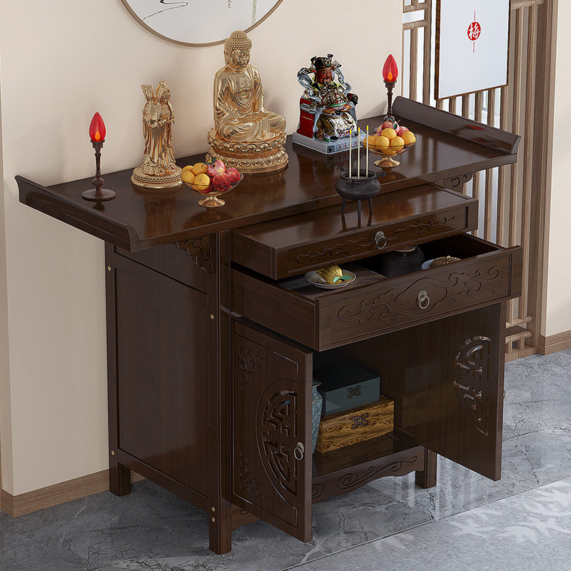 供桌香案家用新中式案台客厅农村香火桌贡台桌中式中堂柜香桌佛桌