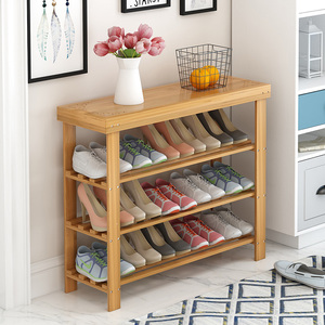 简易家用楠竹鞋架