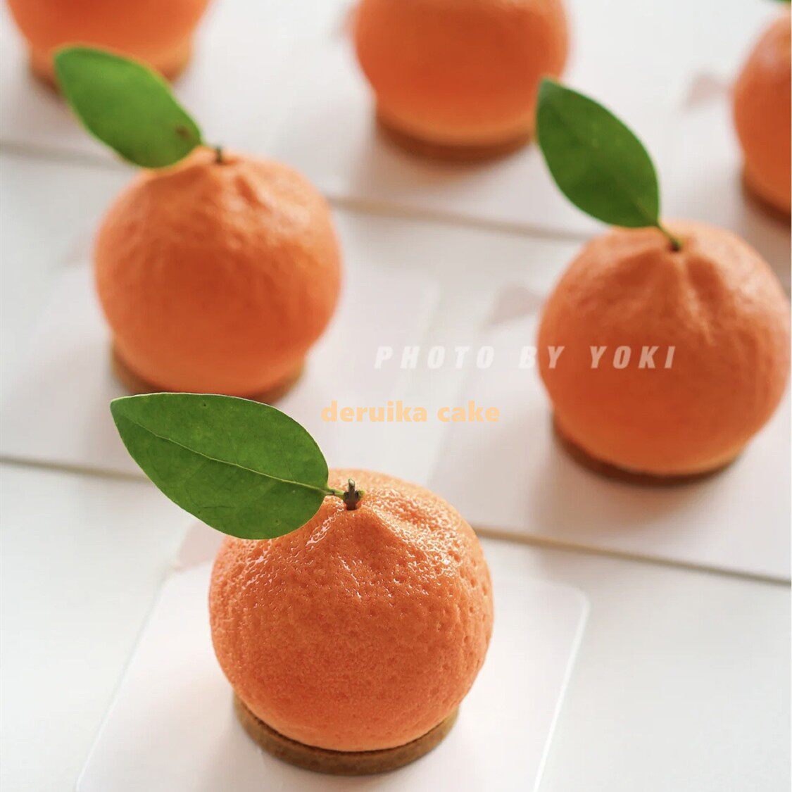 12连橘子慕斯蛋糕模具 桔子柑橘橙子水果形状烘焙硅胶模具