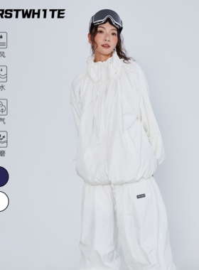 F1RSTWH1TE滑雪服裤3L专业高性能单双板男女同款2025新款滑雪套装