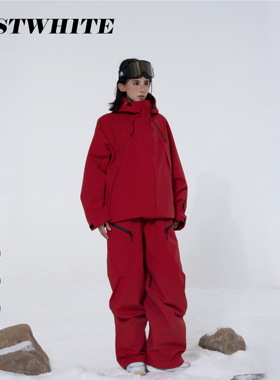 FASTWH1TE旷野系列3L压胶专业滑雪服裤套装单双板男女同款25新款
