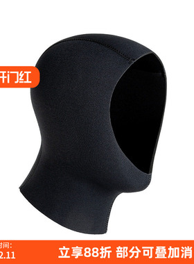 现货潜水头套3~5MM浮潜冲浪保暖护耳护头防晒泳帽防寒潜水帽J031