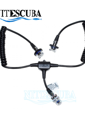 SEA&SEA 一对二 5pin Nikonos 电子线 电缆线 引闪线#03470