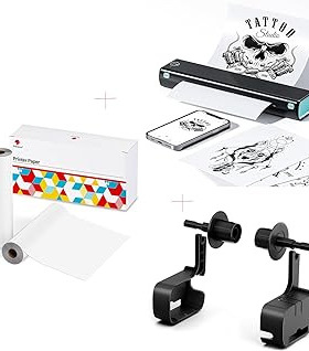 Phomemo M08F纹身A4纸打印机通用纸卷A5/B5/Letter耗材热敏打印机