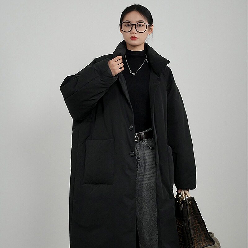 2026年新款棉服女冬中长款韩版宽松大被子加厚棉衣棉袄过膝外套潮