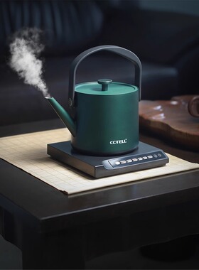 COTELL肯特家用宿舍AQ-570六段恒温电子触屏控温不锈钢防干烧水壶