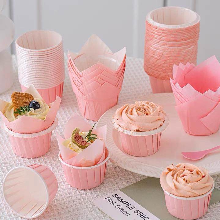 粉色纸杯蛋糕卷边马芬杯子耐高温烘焙烤箱专用小号家用一次性模具,厨房/烹饪用具,烘焙用纸,淘宝优惠券,粉丝福利购,淘宝优惠卷