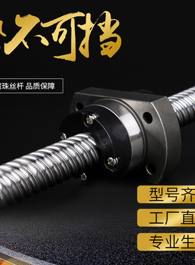 精密滚珠丝杆 大导程丝杠 双螺母SFE1616-5050型号齐全