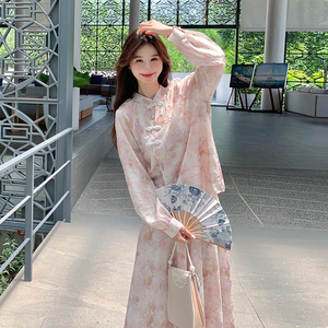 【】新中式碎花套装裙 C161-6811-P175-K258图片