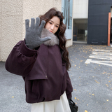 【新款】撞色毛领时尚羽绒外套C161-8995-P275-K418，女装羽绒服，2C161