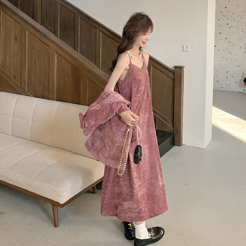 【】雪尼尔丝绒两件套C161-8812-P180-K268,女装套装/套裙,2C161