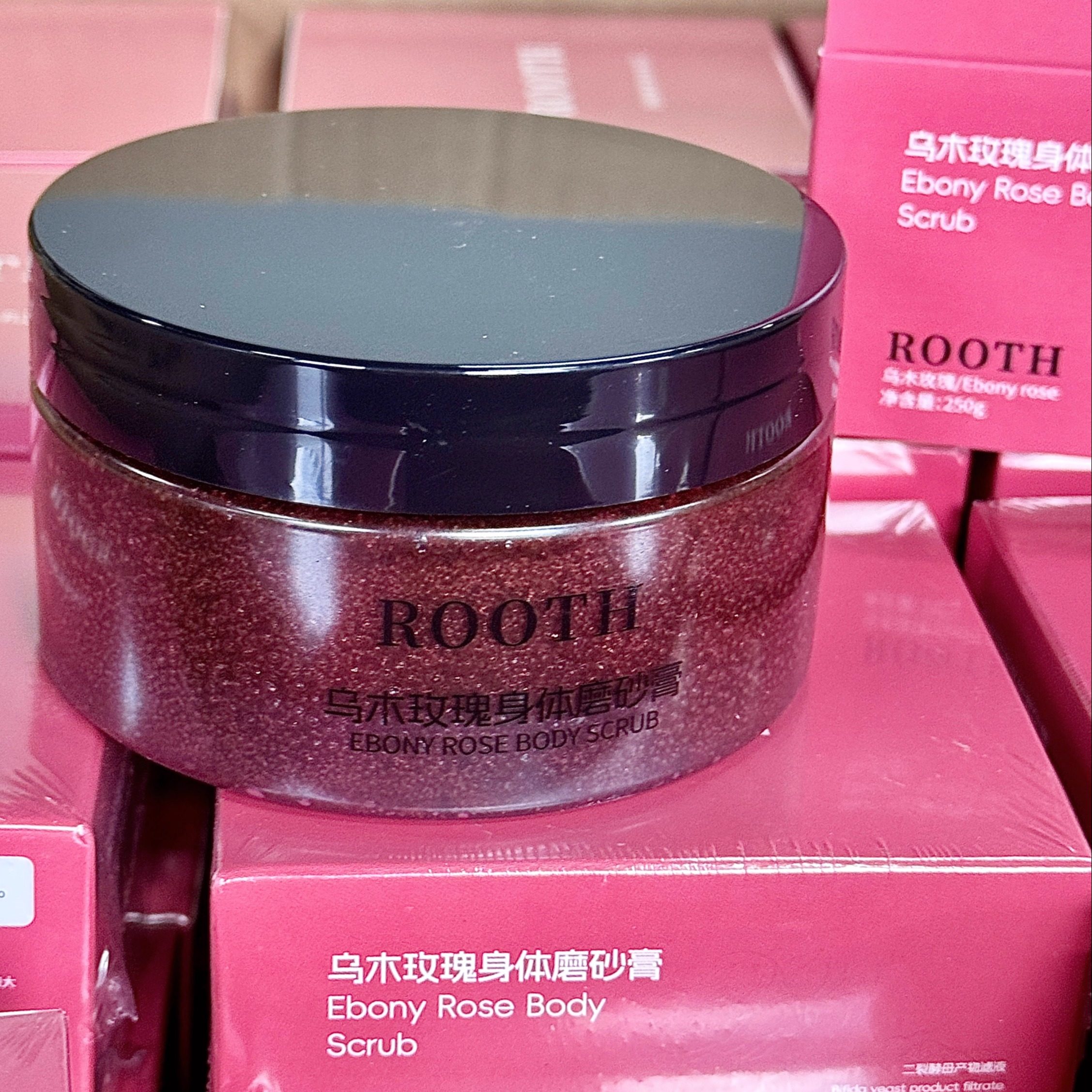 ROOTH乌木玫瑰身体磨砂膏无人区玫瑰香氛250g 到28年 婷婷爱挖宝