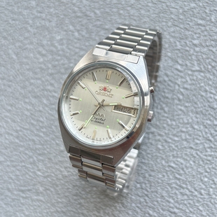 正品日本双狮全自动机械表男士手表90年代防水日本原装机芯46943