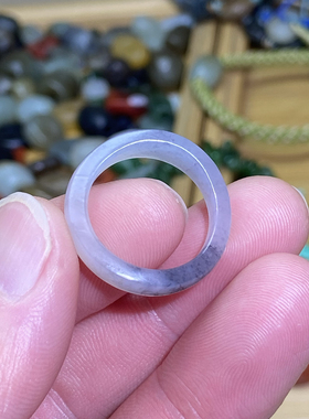 和田玉籽料戒指黑白分明青花戒圈指环文玩珠串跑环玉环锁骨链挂饰