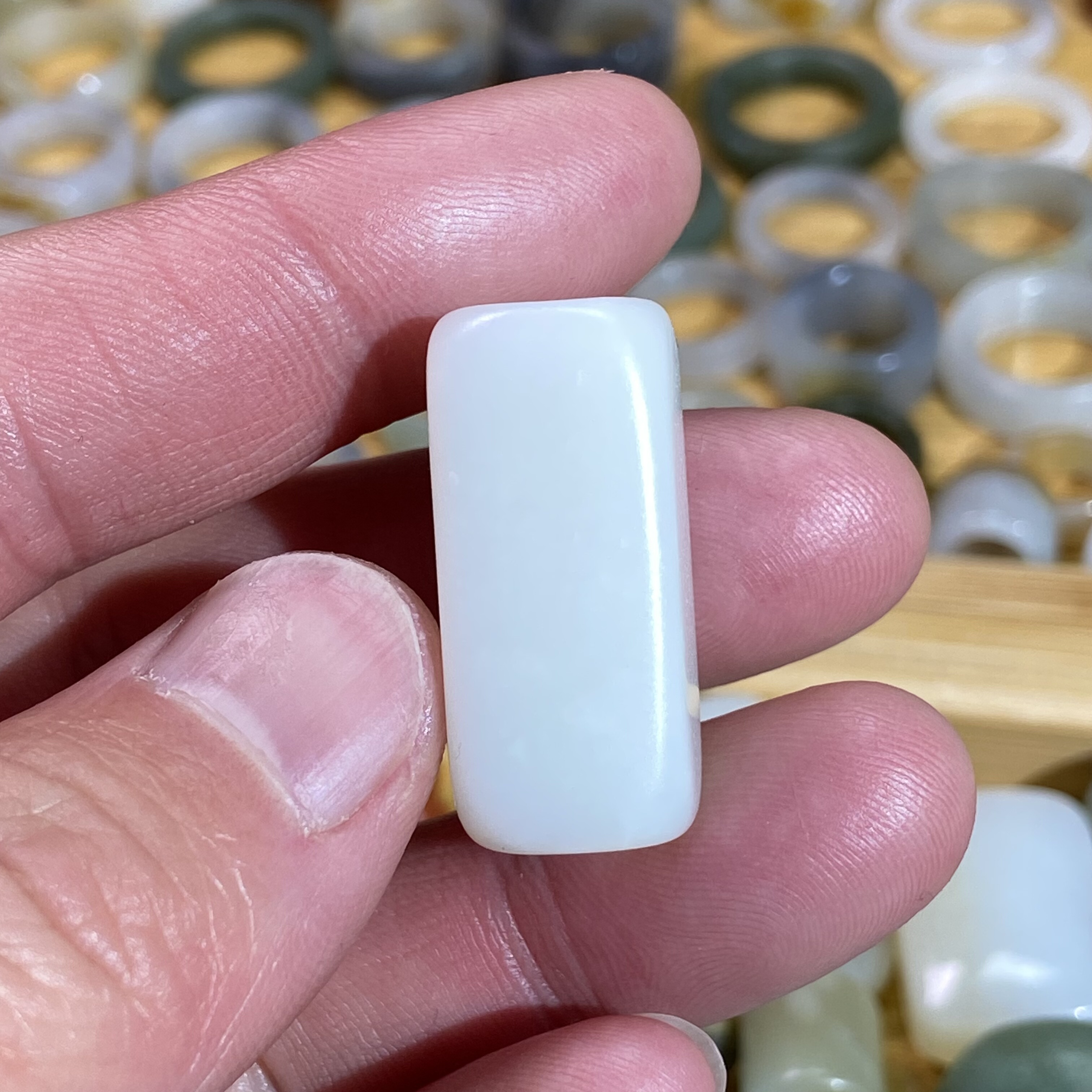 和田玉鸡骨白随型方珠子勒子配饰老光工艺复古风藏式项链手链配珠,珠宝/钻石/翡翠,其他,淘宝优惠券,粉丝福利购,淘宝优惠卷